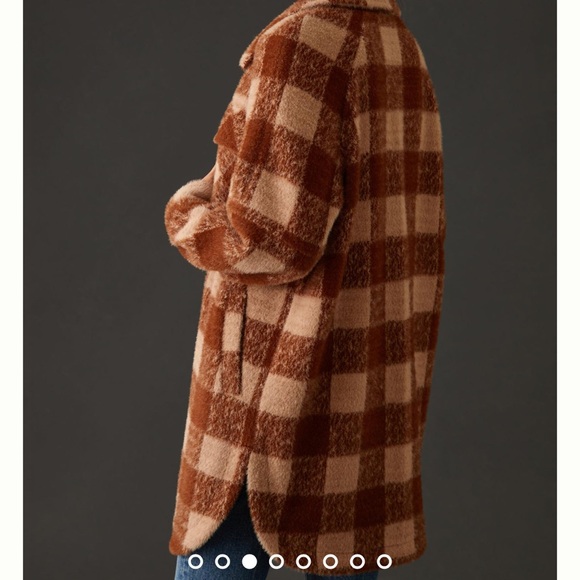 Anthropologie Greylin Longline Shacket Coat Shirt Jacket - Picture 2 of 8
